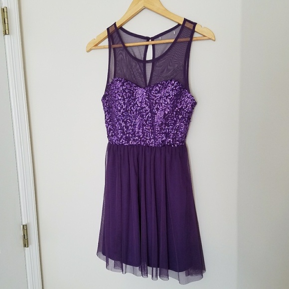 HM Cocktail Dress Purple